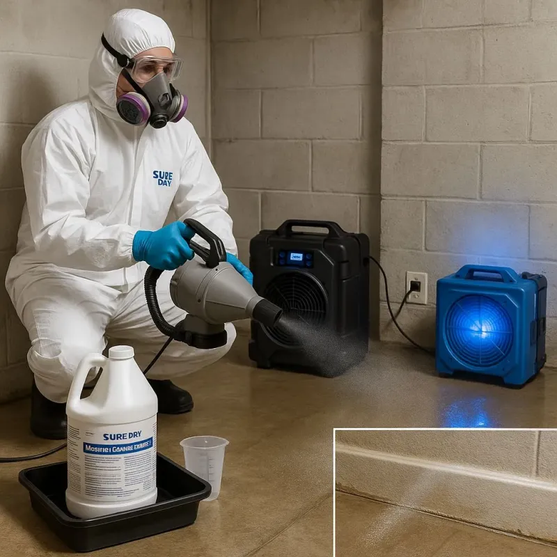 Sanitization and Odor Removal process in Waterford, PA