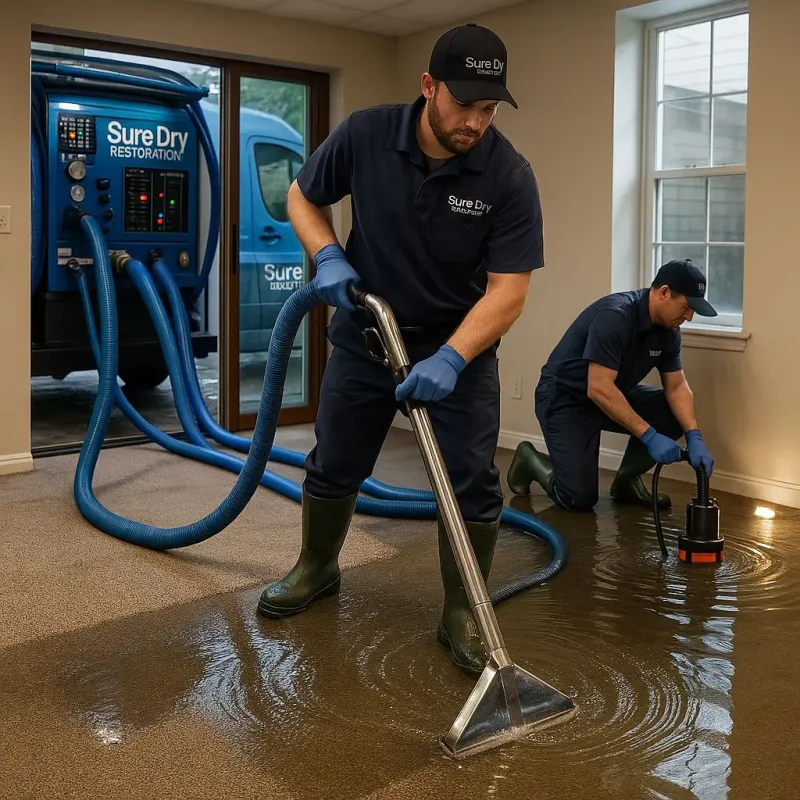 Water Extraction and Removal process in Waterford, PA